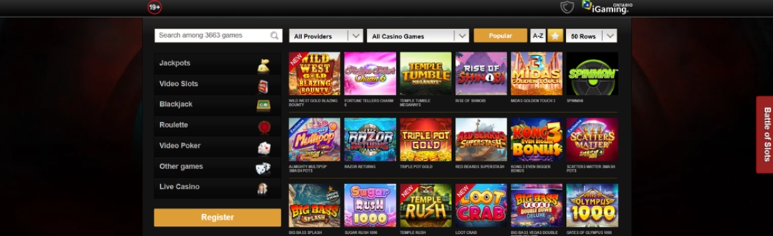 Videoslots Casino