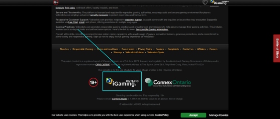 Videoslots Licensing